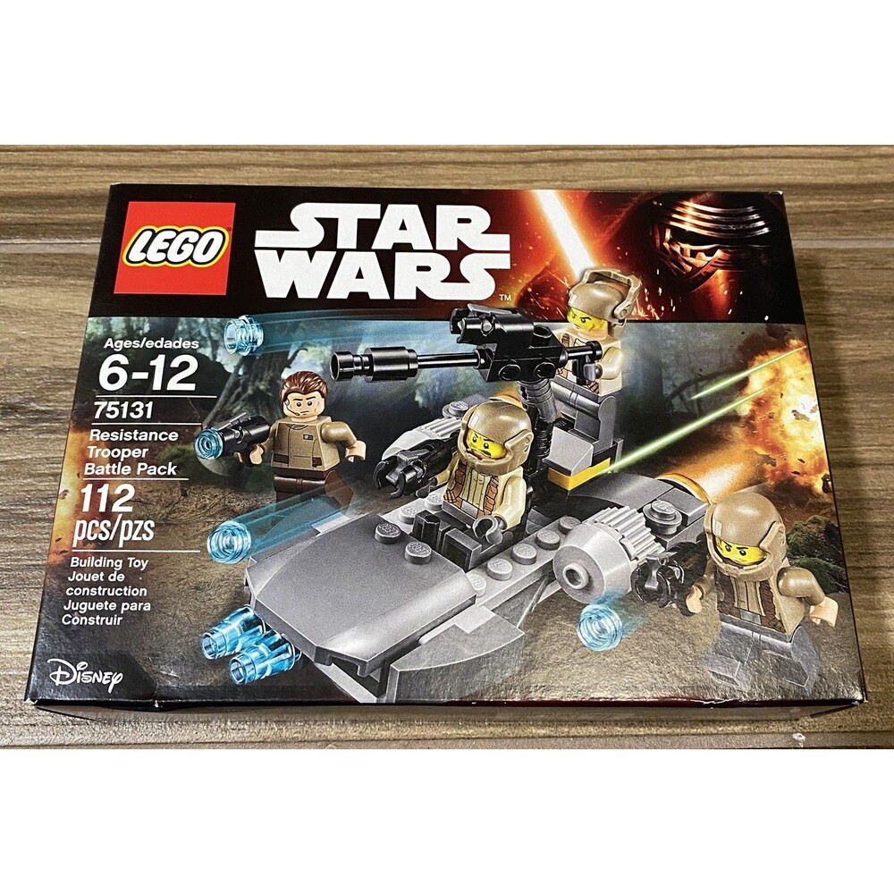 Vtg LEGO Star Wars Resistance Trooper Battle Pack 75131 NIB Sealed Retired retro